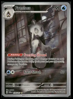 2024 Pokemon Froslass Twilight Masquerade Illustration Rare Holo #174 - Image 1