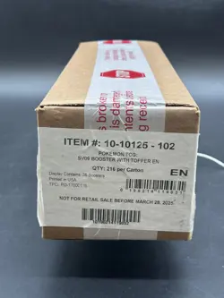 Pokemon TCG English SV09 Journey Together Enhanced Booster Box Case Sealed - Image 1