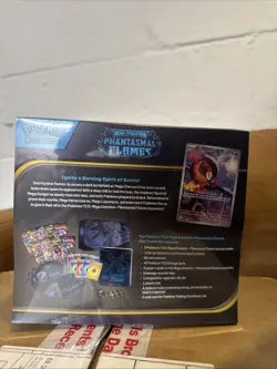 Pokemon TCG Mega Evolution Phantasmal Flames Elite Trainer Box Factory Sealed - Image 3