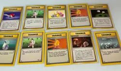 Vintage Trainer Pokemon Card Lot (fossil, Base Set, Mystery Of The Fossil) NM - Image 1