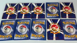 Vintage Trainer Pokemon Card Lot (fossil, Base Set, Mystery Of The Fossil) NM - Image 5