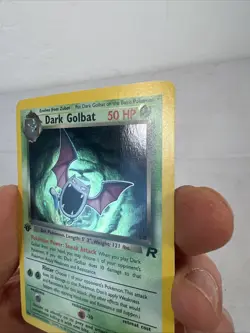 2000 Pokemon Dark Golbat 1st Edition Holo 7/82 Team Rocket NMT - Image 3