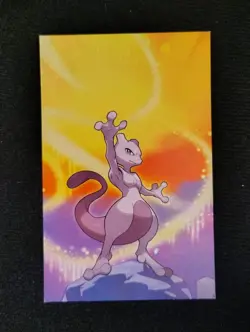 Pokemon Kanto Power Mini Tin Art Card Mewtwo Puzzle Panel 3 LP #150 - Image 2