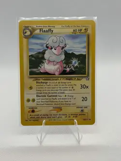 Pokemon TCG Neo Genesis Flaaffy #34/111 Unlimited Uncommon Regular - Image 1