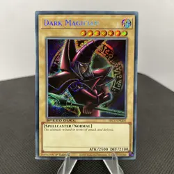 Yugioh Dark Magician SBC1-ENG01 1. Edition Secret Rare Near Mint - Image 1