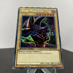 Yugioh Dark Magician SBC1-ENG01 1. Edition Secret Rare Near Mint - Image 4