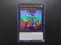 Yugioh - Galaxy-Eyes Cipher Blade Dragon JUMP-EN081 Ultra Rare - Image 1
