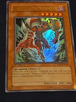 Elemental HERO Necroshade - YSDJ-EN000 - Ultra Rare - 1st Edition - Image 1
