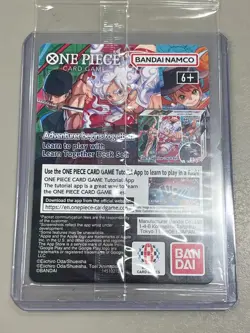 One Piece Monkey D. Luffy US Voyage College Basketball Promo Card (Unopened New) - Image 2