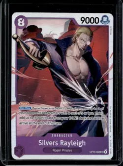 One Piece Carrying On His Will Silvers Rayleigh English #OP13-066 - Image 1
