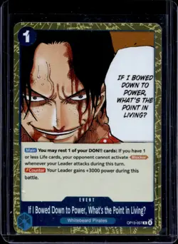 One Piece Carrying On His Will Portgas D. Ace If I Bowed Down #OP13-057 - Image 1