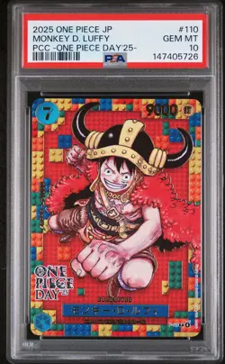 2025 ONE PIECE JPN PREMIUM COLLECTION ONE PIECE DAY'25 MONKEY D LUFFY PSA 10 - Image 1