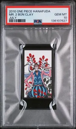 2010 ONE PIECE HANAFUDA JULY MR. 2 BON CLAY PSA 10 - Image 1
