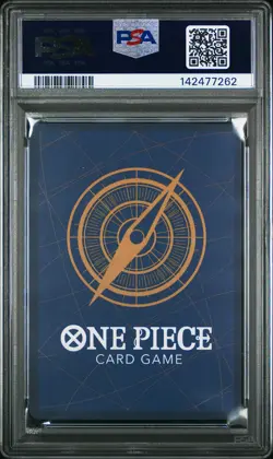 2025 ONE PIECE JPN OP11-A FIST OF DIVINE SPEED ALTERNATE ART #106 ZEUS PSA 10 - Image 2