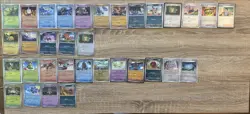 Pokemon Black Bolt and White Flare Poke Ball Master Ball 33 card lot - Image 1