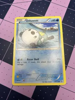 Oshawott 37/113 BW: Legendary Treasures Regular Card Pokemon TCG MP 2013 - Image 1