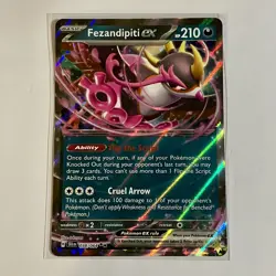 Fezandipiti ex 38/64 Ultra Rare Shrouded Fable NM Pokemon TCG Card -fezandipity - Image 1
