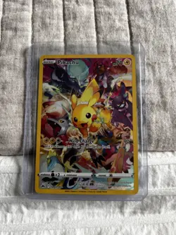 Pokemon Pikachu 160/159 Crown Zenith Secret Rare Holo Wild Charge Card - Image 1