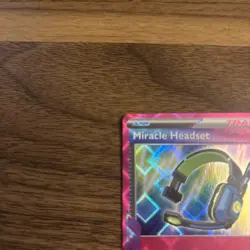 Pokemon TCG Miracle Headset Trainer Card 183/191 Surging Sparks Ace Spec - Image 4