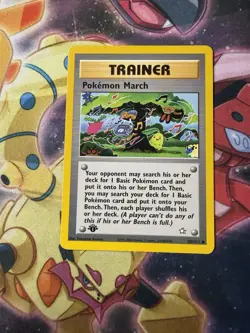 Pokemon March 102/111 First Edition Neo Genesis Pokemon Card 2000 Komiya - Image 1