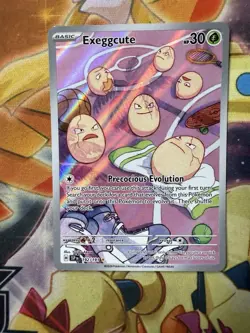 Pokemon TCG Exeggcute 192/191 Surging Sparks Illustration Rare Card NM - Image 1