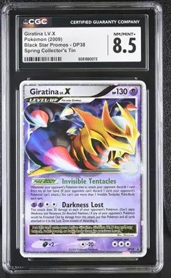 CGC 8.5 Giratina LV.X 2009 Black Star Promos DP38 Holo Pokemon Card - Image 1