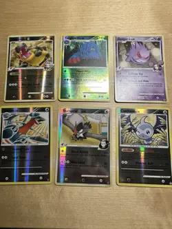 Vintage Pokemon Card Lot Gengar Reverse Holo Hippowdon Gabite Staraptor Platinum - Image 1