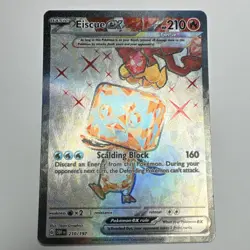 Pokemon Eiscue EX 210/197 Ultra Rare Tera Holo Card HP 210 Scalding Block 160 - Image 1