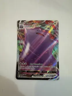 Pokemon TCG Ditto VMAX Ultra Rare Card 51/72 Shining Fates - Image 1