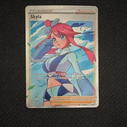 Skyla 072/072 Trainer Supporter Full Art Holo Pokemon TCG Card Stock English - Image 1