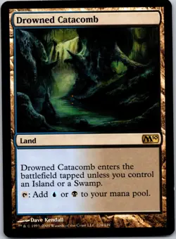 Drowned Catacomb - Magic 2010 (M10) - 224 - LP - MTG - Image 1