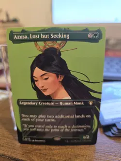 Azusa, Lost but Seeking (Borderless) Commander Masters Regular - Image 1