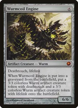 Wurmcoil Engine 1x MtG Scars of Mirrodin SP/NM - Image 1