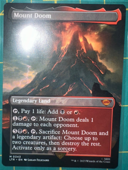 Mount Doom (Borderless) Universes Beyond: the Lord of the Rings: Tales of... - Image 1