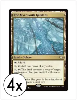 4x The Mycosynth Gardens, Edge of Eternities Commander, Magic MTG NM - Image 1
