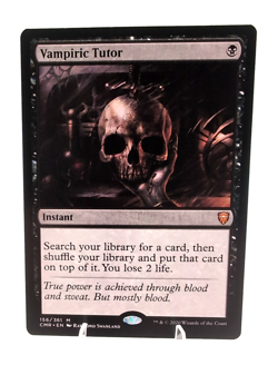 MTg Magic the Gathering - Vampiric Tutor Commander Legends Regular LP - Image 1