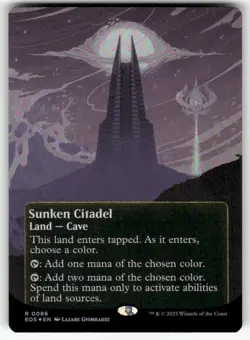 MTG - Sunken Citadel (#086) (Borderless) - FOIL Stellar Sights (NM) - Image 1