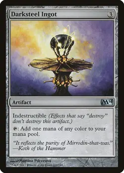 Darksteel Ingot 1x MtG m14 Core Edition SP/NM - Image 1