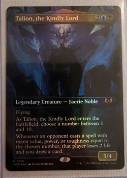 Talion, the Kindly Lord (Borderless) Wilds of Eldraine Foil - Image 1