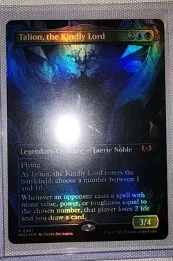 Talion, the Kindly Lord (Borderless) Wilds of Eldraine Foil - Image 2