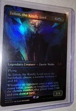 Talion, the Kindly Lord (Borderless) Wilds of Eldraine Foil - Image 3