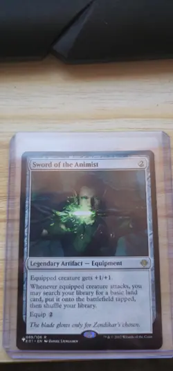 Magic The Gathering / Sword of the Animist / NM / Rare - Image 1