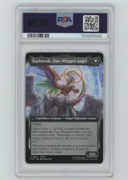 MTG - Sephiroth, Fabled SOLDIER (Extended Art) Final Fantasy Regular PSA 9 - Image 4
