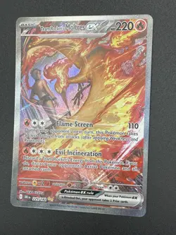 2025 Pokemon Destined Rivals #229/182 Team Rocket's Moltres ex - Image 3