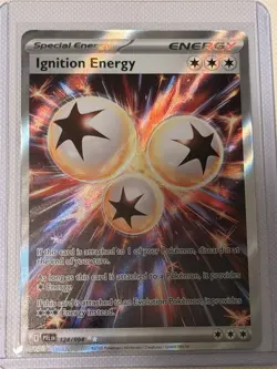 Ignition Energy 124/094 Ultra Rare Holo NM-LP Pokemon ME02: Phantasmal Flames - Image 1