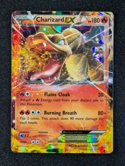 2016 Pokemon CHARIZARD EX #11/83 Generations Full Art Ultra Rare English - Image 1