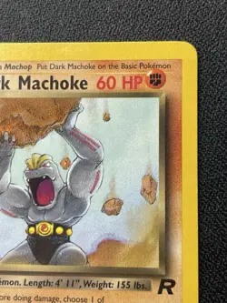 Pokemon Dark Machoke 40/82 1st Edition Team Rocket Uncommon LP / MP - Image 3