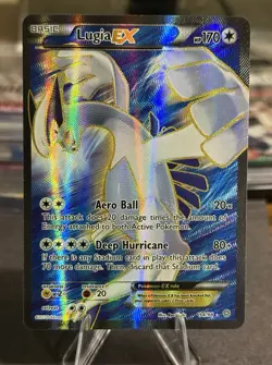 2015 POKEMON XY ANCIENT ORIGINS #94/98 LUGIA EX ULTRA RARE MP - Image 1