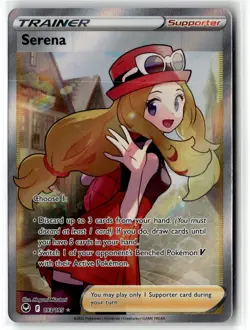 Serena ⭐ 193/195 Holo Rare Ultra Silver Tempest 2022 Pokemon NM - Image 1
