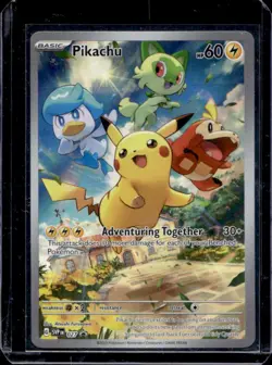 2023-25 Pokemon SV Black Star Promos SVP EN Pikachu #027 - Image 1